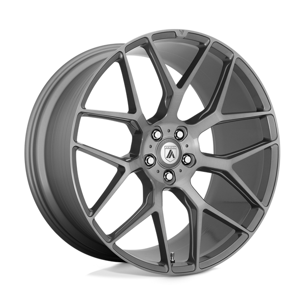 Asanti Black ABL-27 DYNASTY TITANIUM BRUSHED Wheels for 2009-2014 ACURA TL [] - 20X8.5 38 mm - 20"  - (2014 2013 2012 2011 2010 2009)