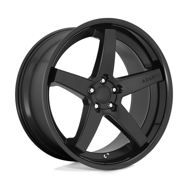 Asanti Black ABL31 REGAL SATIN BLACK GLOSS BLACK LIP Wheels for 2013-2018 ACURA MDX [] - 20X9 35 mm - 20"  - (2018 2017 2016 2015 2014 2013)