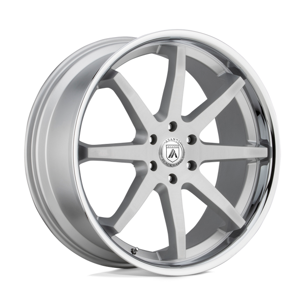 Asanti Black ABL-32 KAISER BRUSHED SILVER CHROME LIP Wheels for 2021-2023 ACURA TLX [] - 20X9 30 mm - 20"  - (2023 2022 2021)