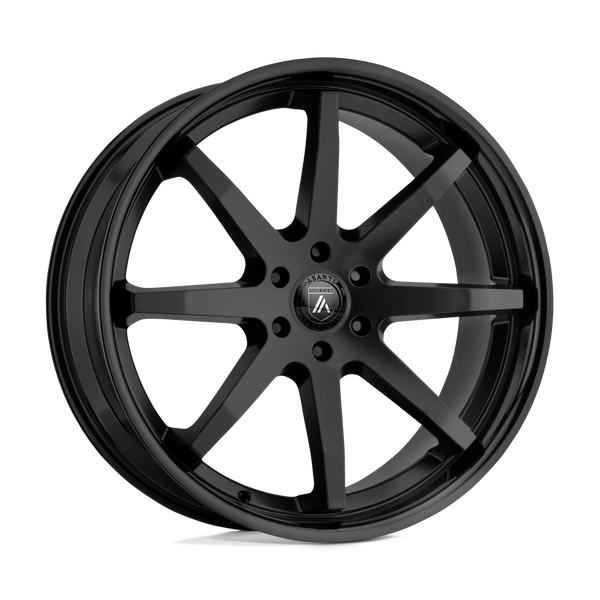 Asanti Black ABL-32 KAISER SATIN BLACK GLOSS BLACK LIP Wheels for 2013-2018 ACURA MDX [] - 20X9 30 mm - 20"  - (2018 2017 2016 2015 2014 2013)