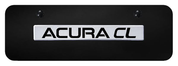 Acura Acura CL Chrome on Black 3D Bar Mini License Plate - ACL.N.CBM