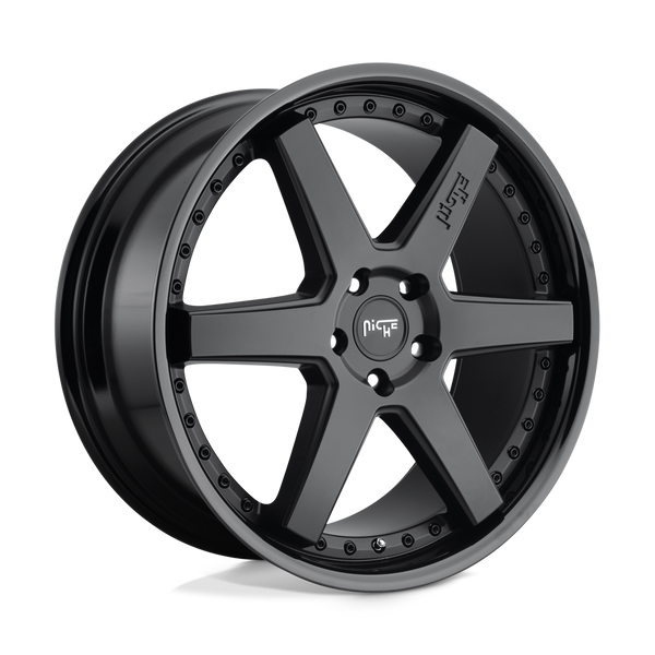 Niche 1PC M192 ALTAIR GLOSS BLACK MATTE BLACK Wheels for 2014-2016 ACURA MDX [] - 18X8.5 35 mm - 18"  - (2016 2015 2014)