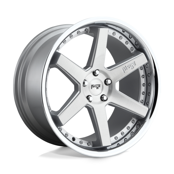 Niche 1PC M193 ALTAIR GLOSS SILVER Wheels for 2004-2008 ACURA TL BASE 3.2L [] - 20X9 35 mm - 20"  - (2008 2007 2006 2005 2004)