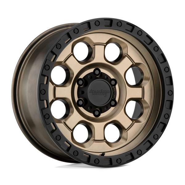 American Racing AR201 MATTE BRONZE BLACK LIP Wheels for 2020-2022 JEEP GLADIATOR [LIFTED ONLY] - 18X9 35 MM - 18"  - (2022 2021 2020)