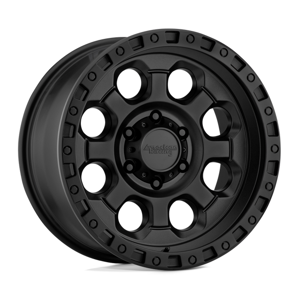 American Racing AR201 CAST IRON BLACK Wheels for 2007-2017 JEEP WRANGLER [] - 18X9 35 mm - 18"  - (2017 2015 2014 2013 2012 2011 2010 2009 2008 2007)