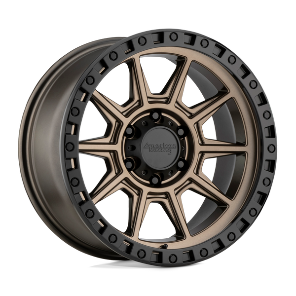 American Racing AR202 MATTE BRONZE BLACK LIP Wheels for 2022-2023 TOYOTA TUNDRA [] - 18X9 0 MM - 18"  - (2023 2022)