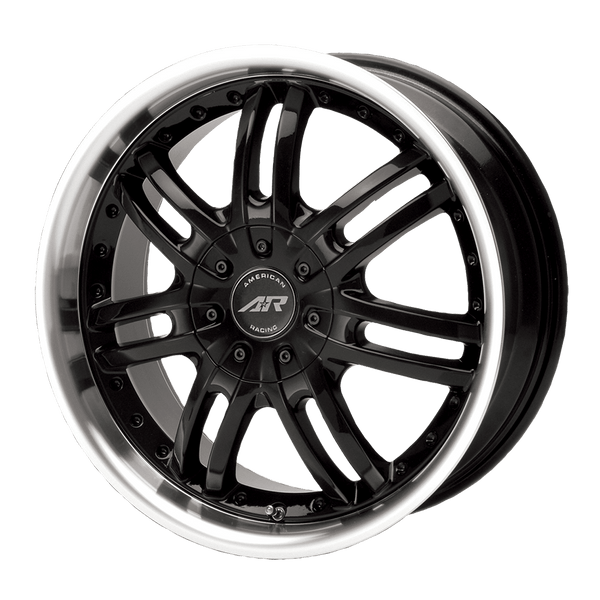 American Racing AR363 HAZE GLOSS BLACK WITH DIAMOND CUT LIP Wheels for 2015-2020 ACURA TLX [] - 17X7.5 45 MM - 17"  - (2020 2019 2018 2017 2016 2015)