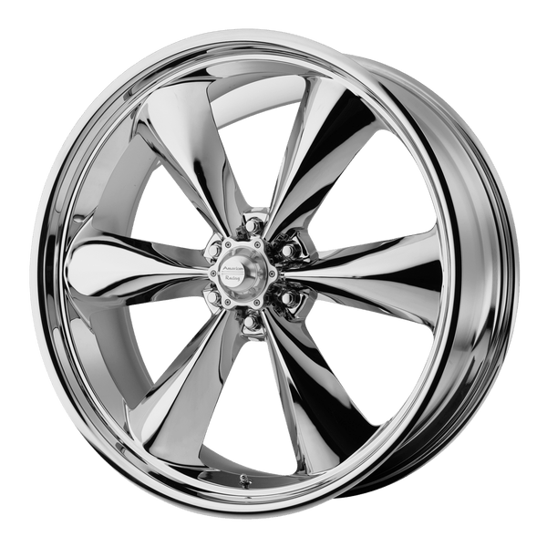 American Racing AR604 TORQ THRUST ST CHROME Wheels for 2019-2022 CHEVROLET SILVERADO 1500 [] - 20X8.5 19 MM - 20"  - (2022 2021 2020 2019)