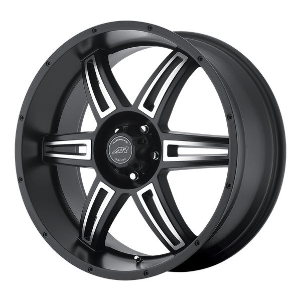 American Racing AR890 SATIN BLACK MACHINED Wheels for 2004-2008 ACURA TL BASE 3.2L [] - 18X8 35 mm - 18"  - (2008 2007 2006 2005 2004)