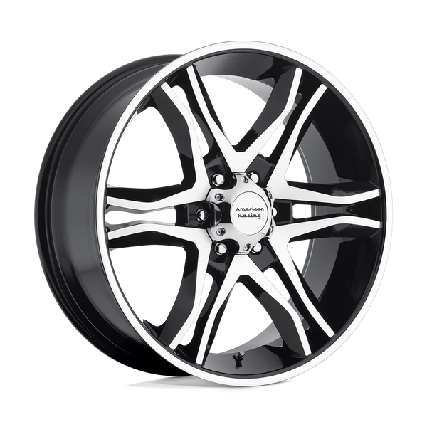 American Racing AR893 MAINLINE GLOSS BLACK MACHINED Wheels for 2013-2018 ACURA MDX [] - 18X8.5 30 mm - 18"  - (2018 2017 2016 2015 2014 2013)