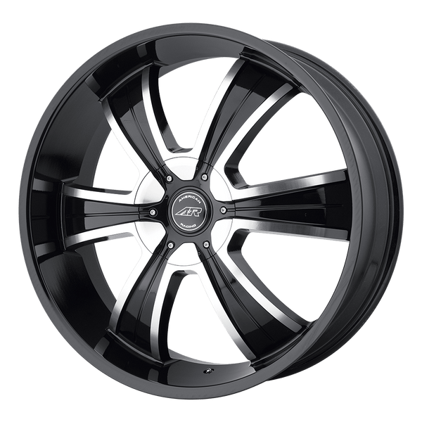 American Racing AR894 GLOSS BLACK MACHINED Wheels for 2004-2008 ACURA TL BASE 3.2L [] - 18X8 35 mm - 18"  - (2008 2007 2006 2005 2004)