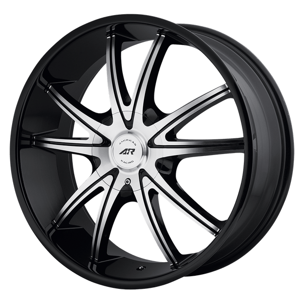 American Racing AR897 GLOSS BLACK MACHINED Wheels for 2014-2016 ACURA MDX [] - 22X9 38 mm - 22"  - (2016 2015 2014)