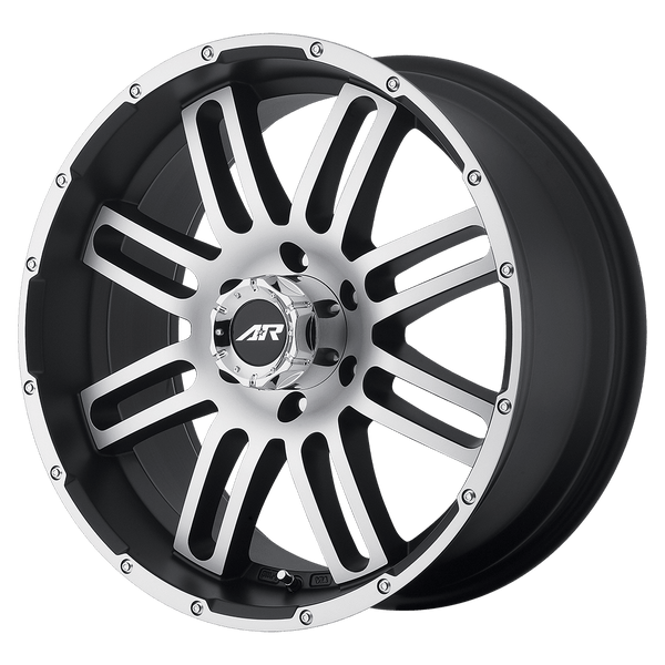 American Racing AR901 SATIN BLACK MACHINED Wheels for 2013-2023 FORD F-250 F-350 SUPER DUTY [] - 20X9 0 mm - 20"  - (2023 2022 2021 2020 2019 2018 2017 2016 2015 2014 2013)