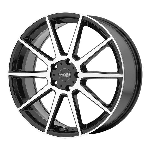 American Racing AR908 GLOSS BLACK MACHINED FACE Wheels for 2017-2022 ACURA ILX [] - 18X8 40 mm - 18"  - (2022 2021 2020 2019 2018 2017)