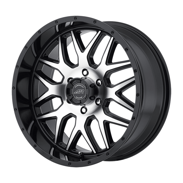 American Racing AR910 GLOSS BLACK MACHINED Wheels for 2021-2022 CHEVROLET TAHOE [] - 20X9 0 MM - 20"  - (2022 2021)