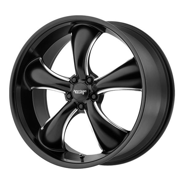 American Racing AR912 TT60 SATIN BLACK MILLED Wheels for 2004-2008 ACURA TL TYPE-S [] - 20X8.5 45 mm - 20"  - (2008 2007 2006 2005 2004)