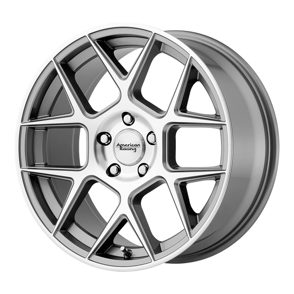 American Racing AR913 APEX GUN METAL MACHINED FACE Wheels for 2017-2022 ACURA ILX [] - 18X8.5 40 mm - 18"  - (2022 2021 2020 2019 2018 2017)