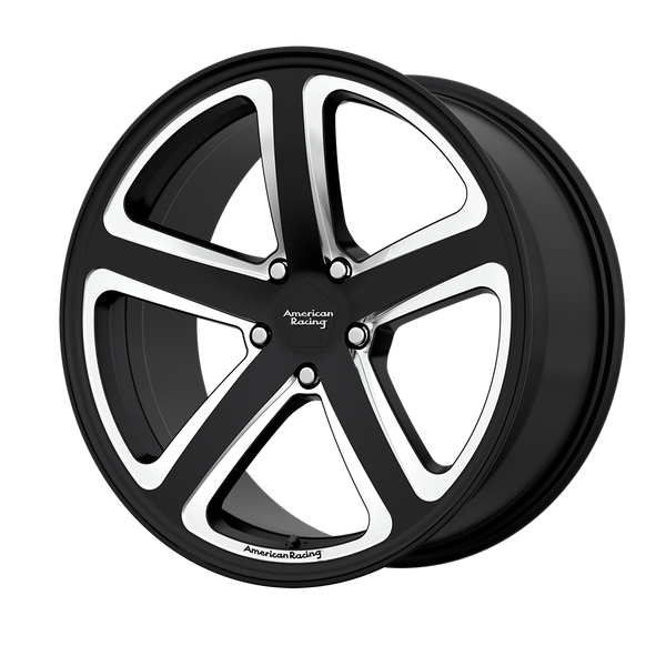 American Racing AR922 HOT LAP SATIN BLACK MILLED Wheels for 2004-2008 ACURA TL BASE 3.2L [] - 18X8 38 mm - 18"  - (2008 2007 2006 2005 2004)