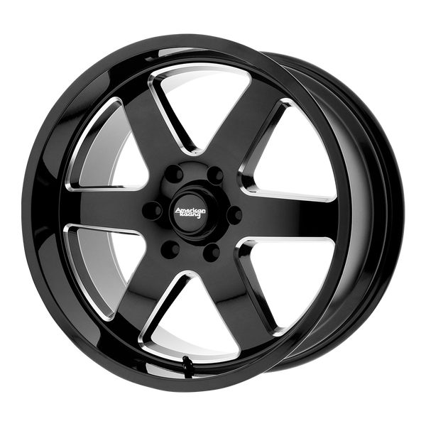 American Racing AR926 PATROL GLOSS BLACK MILLED Wheels for 2021-2022 FORD BRONCO [] - 17X8.5 0 MM - 17"  - (2022 2021)