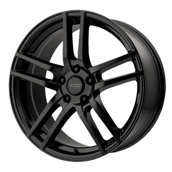 American Racing AR929 GLOSS BLACK Wheels for 2004-2008 ACURA TL TYPE-S [] - 18X8 45 mm - 18"  - (2008 2007 2006 2005 2004)