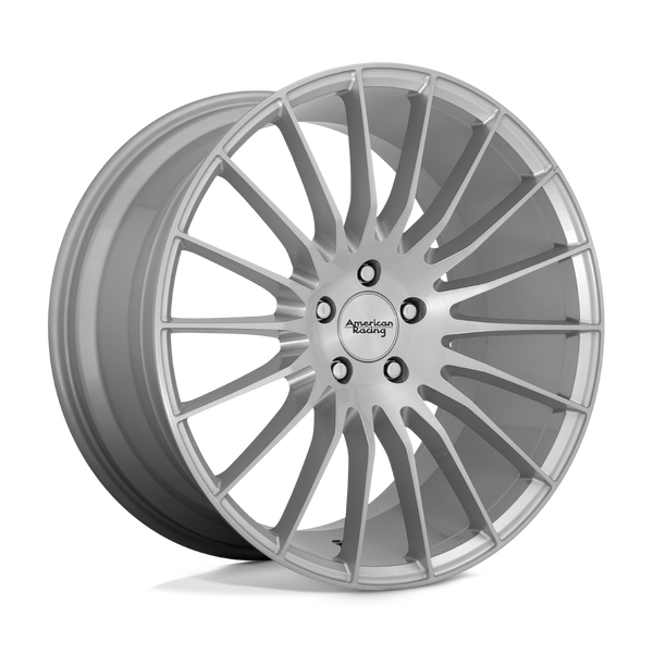 American Racing AR934 FASTLANE BRUSHED SILVER Wheels for 2017-2022 ACURA ILX [] - 18X8 38 mm - 18"  - (2022 2021 2020 2019 2018 2017)