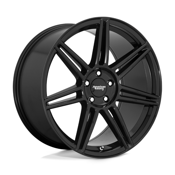 American Racing AR935 REDLINE GLOSS BLACK Wheels for 2004-2008 ACURA TL TYPE-S [] - 20X8.5 40 mm - 20"  - (2008 2007 2006 2005 2004)