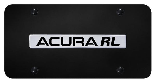 Acura Acura RL Chrome on Black 3D Bar License Plate - ARL.N.CB