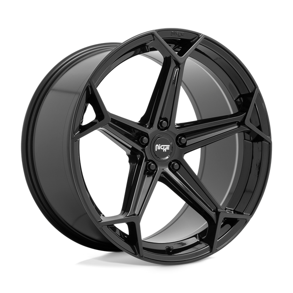 Niche 1PC N258 ARROW GLOSS BLACK Wheels for 2015-2020 ACURA TLX [] - 20X9 35 MM - 20"  - (2020 2019 2018 2017 2016 2015)