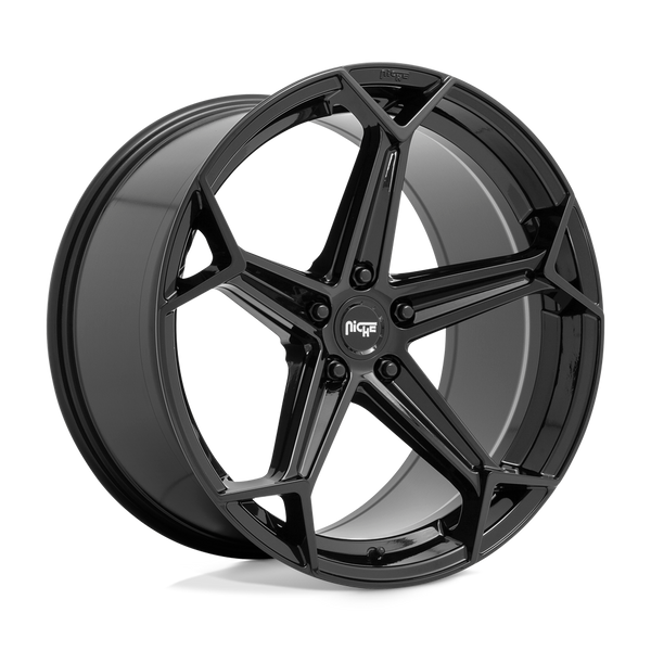 Niche 1PC N258 ARROW GLOSS BLACK Wheels for 2004-2008 ACURA TL BASE 3.2L [] - 20X9 35 mm - 20"  - (2008 2007 2006 2005 2004)