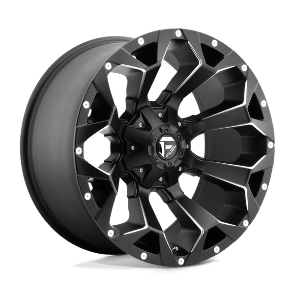 Fuel 1PC D546 ASSAULT MATTE BLACK MILLED Wheels for 2015-2020 ACURA TLX [] - 20X9 35 MM - 20"  - (2020 2019 2018 2017 2016 2015)