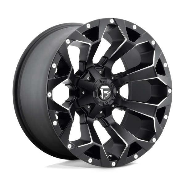 Fuel 1PC D546 ASSAULT MATTE BLACK MILLED Wheels for 2010-2020 FORD F-150 [] - 20X9 1 mm - 20"  - (2020 2019 2018 2017 2016 2015 2014 2013 2012 2011 2010)