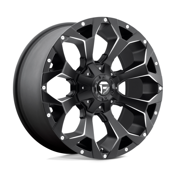 Fuel 1PC D546 ASSAULT MATTE BLACK MILLED Wheels for 2007-2021 FORD EXPEDITION [] - 20X9 20 MM - 20"  - (2021 2020 2019 2018 2017 2016 2015 2014 2013 2012 2011 2010 2009 2008 2007)