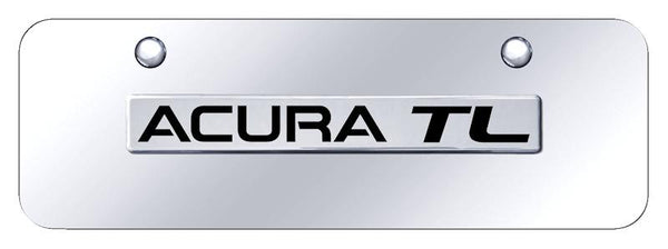 Acura Acura TL Chrome on Chrome 3D Bar Mini License Plate - ATL.N.CCM