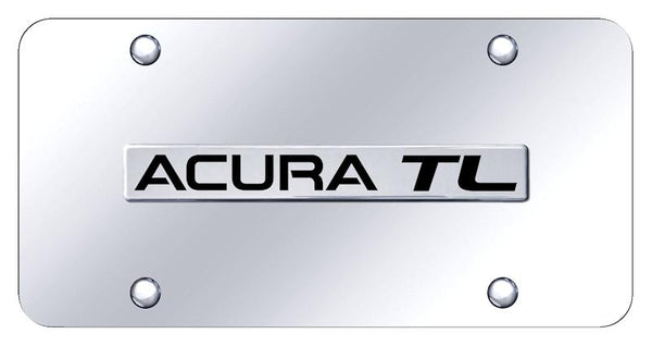 Acura Acura TL Chrome on Chrome 3D Bar License Plate - ATL.N.CC