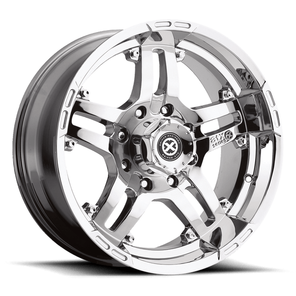 ATX Series AX181 ARTILLERY CHROME Wheels for 2020-2022 JEEP GLADIATOR [] - 17X9 -12 MM - 17"  - (2022 2021 2020)