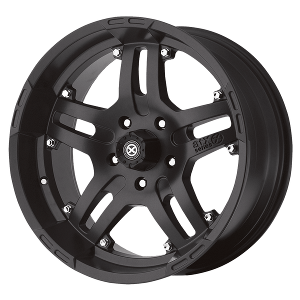 ATX Series AX181 ARTILLERY TEXTURED BLACK Wheels for 2018-2022 JEEP WRANGLER [] - 20X9 -12 MM - 20"  - (2022 2021 2020 2019 2018)