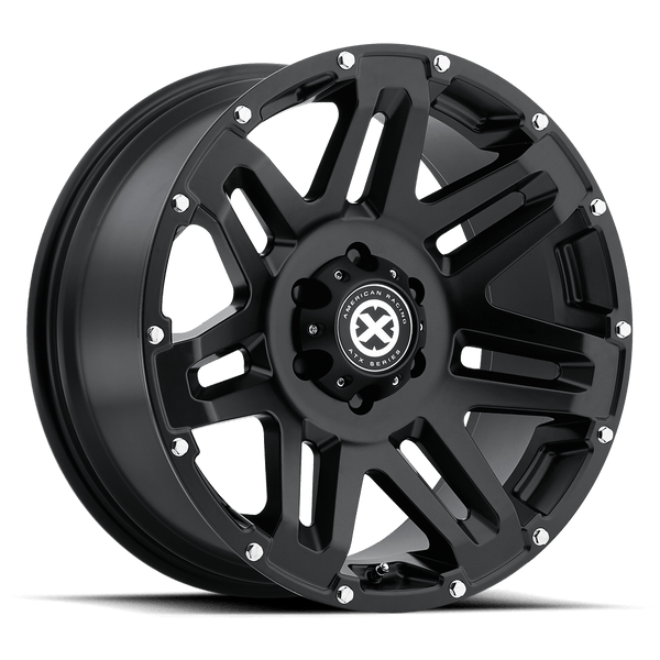 ATX Series AX200 YUKON CAST IRON BLACK Wheels for 2010-2022 TOYOTA 4RUNNER [] - 18X8.5 15 MM - 18"  - (2022 2021 2020 2019 2018 2017 2016 2015 2014 2013 2012 2011 2010)