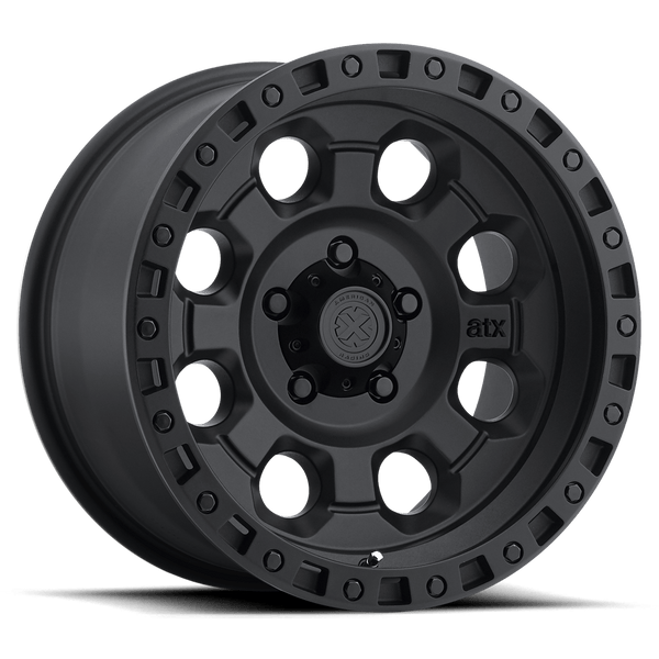 ATX Series AX201 CAST IRON BLACK Wheels for 2020-2022 JEEP GLADIATOR [LIFTED ONLY] - 18X9 35 MM - 18"  - (2022 2021 2020)