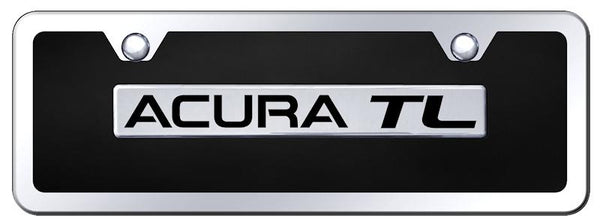 Acura Acura TL Chrome & Black Acrylic Mini Plate + Frame Kit License Plate - B.ATL.CBMK