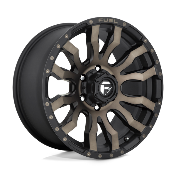 Fuel 1PC D674 BLITZ MATTE BLACK DOUBLE DARK TINT Wheels for 2021-2023 FORD F-150 [] - 18X9 20 MM - 18"  - (2023 2022 2021)