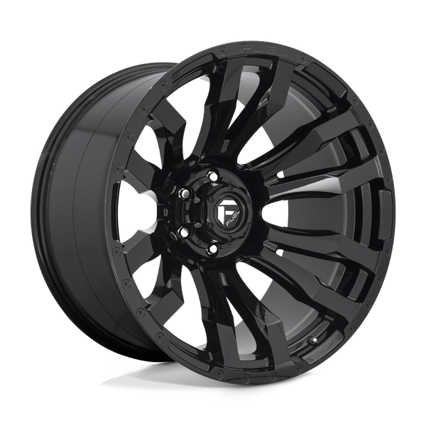 Fuel 1PC D675 BLITZ GLOSS BLACK Wheels for 2013-2023 FORD F-250 F-350 SUPER DUTY [] - 20X9 20 mm - 20"  - (2023 2022 2021 2020 2019 2018 2017 2016 2015 2014 2013)