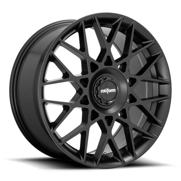 Rotiform 1PC R165 BLQ-C MATTE BLACK Wheels for 2014-2020 ACURA RLX [] - 19X8.5 45 mm - 19"  - (2020 2019 2018 2017 2016 2015 2014)