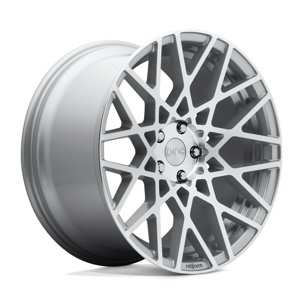 Rotiform 1PC R110 BLQ GLOSS SILVER MACHINED Wheels for 2021-2023 ACURA TLX [] - 19X8.5 35 mm - 19"  - (2023 2022 2021)