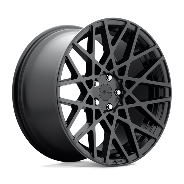 Rotiform 1PC R112 BLQ MATTE BLACK Wheels for 2004-2008 ACURA TL TYPE-S [] - 18X8.5 45 mm - 18"  - (2008 2007 2006 2005 2004)