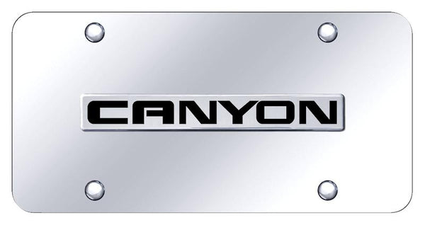 GMC Canyon Chrome on Chrome 3D Bar License Plate - CAN.N.CC