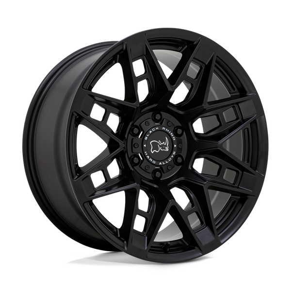 Black Rhino CAPROCK MATTE BLACK Wheels for 2007-2021 FORD EXPEDITION [] - 17X8.5 0 MM - 17"  - (2021 2020 2019 2018 2017 2016 2015 2014 2013 2012 2011 2010 2009 2008 2007)