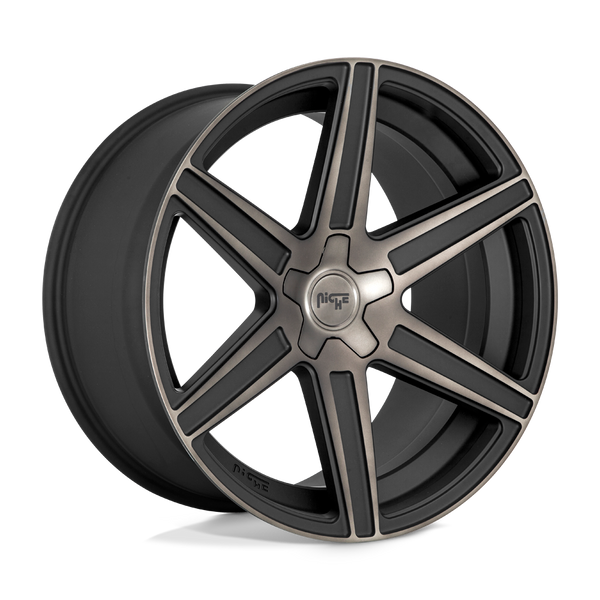 Niche 1PC M236 CARINA MATTE MACHINED DOUBLE DARK TINT Wheels for 2019-2023 ACURA RDX [] - 20X9 35 mm - 20"  - (2023 2022 2021 2020 2019)