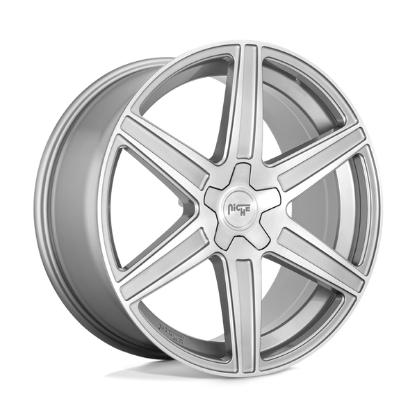 Niche 1PC M241 CARINA ANTHRACITE AND BRUSHED TINTED CLEAR Wheels for 2013-2018 ACURA MDX [] - 20X9 35 mm - 20"  - (2018 2017 2016 2015 2014 2013)