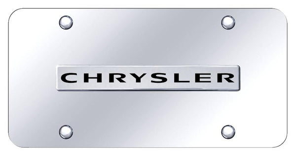 Chrysler Chrysler Chrome on Chrome 3D Bar License Plate - CHR.N.CC