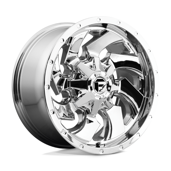 Fuel 1PC D573 CLEAVER CHROME PLATED Wheels for 2013-2023 FORD F-250 F-350 SUPER DUTY [] - 22X10 -18 mm - 22"  - (2023 2022 2021 2020 2019 2018 2017 2016 2015 2014 2013)